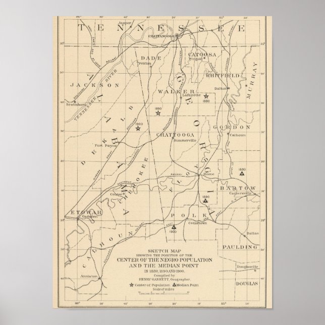 Poster 52 Population noire du Centre 1 880-1 900 (Devant)