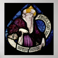 52 : Roundel du prophète Ezéchiel, 15ème siècle