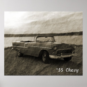 Poster '55 Chevy