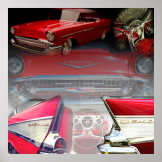 Poster 57 Chevy