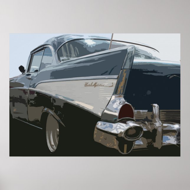 Poster 57 Chevy Bel Air (Devant)