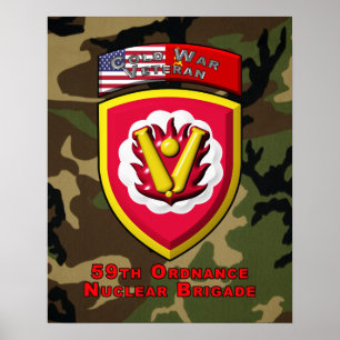 Poster 59e Brigade de commandement "Dissuasion nucléaire 