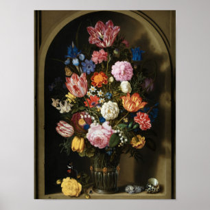 Poster 5-Ambrosius Bosschaert the Elder-Bouquet of Flower