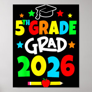 Poster 5e année 2026 cinquième année diplômé école primai