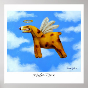 Poster 60,96x60,96cm: Para o Além von Flavio Rossi