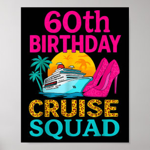 Poster 60e Anniversaire Croisière Escouade 60 Ans Vacance