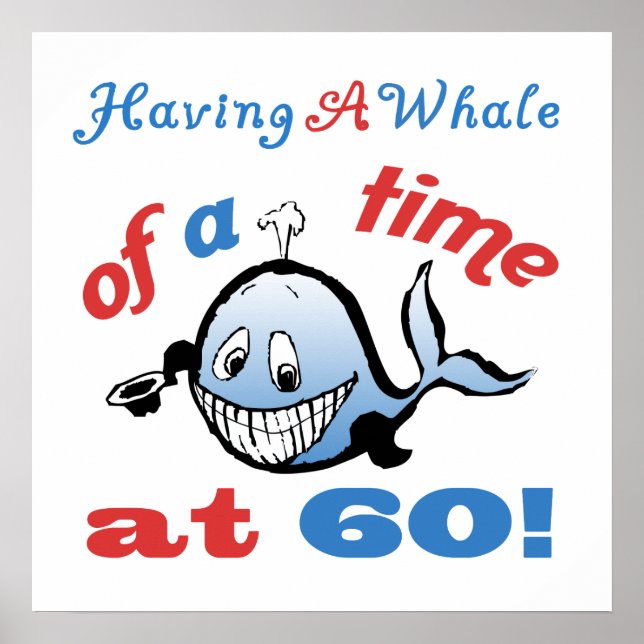 Poster 60e Humour d'anniversaire (Baleine) (Devant)