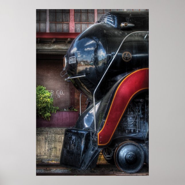 Poster 611 - Classe NW - J - vapeur 4-6-4 (Devant)