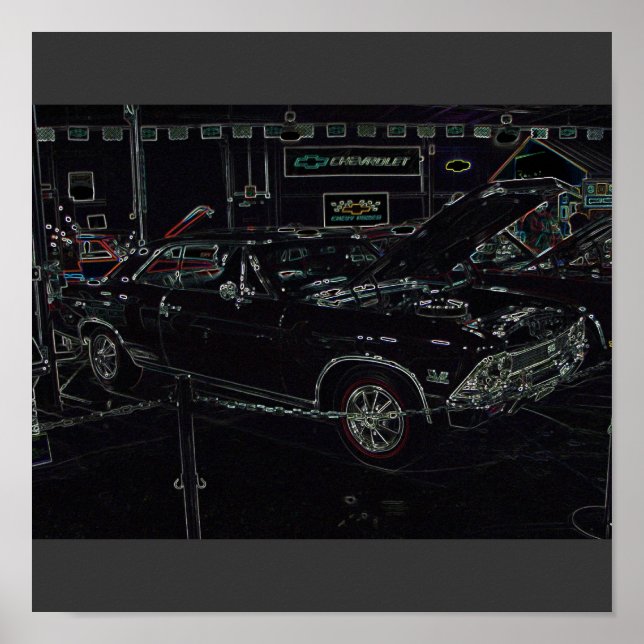 Poster 66 Chevelle ss (Devant)