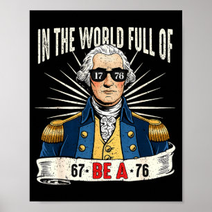 Poster 67 à 76 Mème drôle d'histoire de George Washington