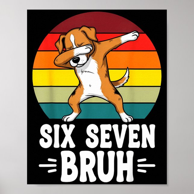 Poster 67 Animals Funny 67 Brainrot Youth Kids Dog 67  (Devant)