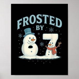 Poster 67 Bonhomme de neige de Noël 6 7 Mème Internet Xma