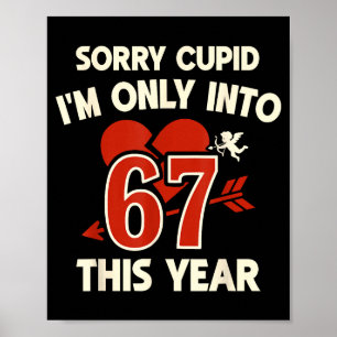 Poster 67 Cupid Saint-Valentin Meme, Graphique drôle d'an