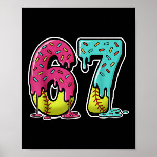 Poster 67 Glace au Goutte de Softball Génération Alpha La