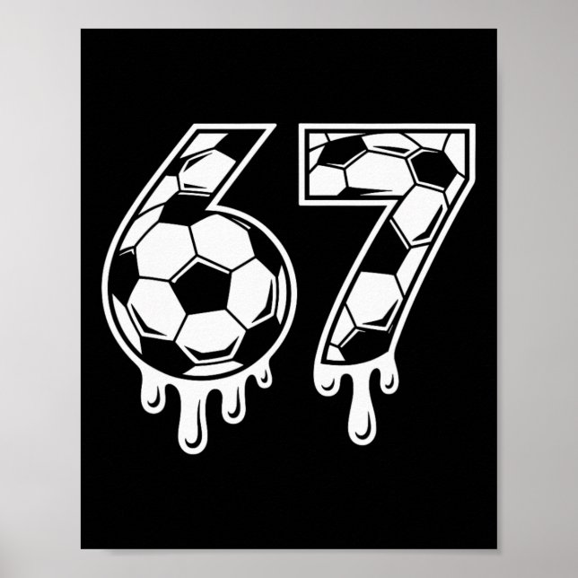 Poster 67 Glace qui dégouline Football Gen Alpha Six Seve (Devant)