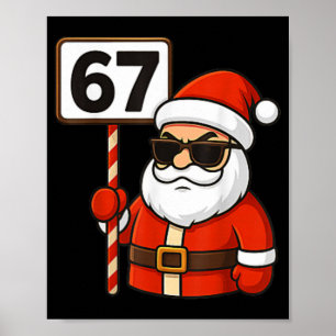 Poster 67 Meme Drôle Six Sept Noël Pour Hommes Femmes Ki
