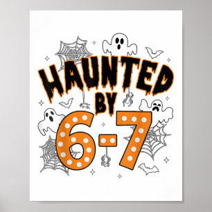 Poster 67 Meme Halloween Hanté- Fantôme et citrouille drô