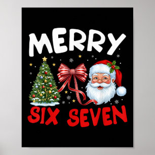 Poster 67 Meme Joyeux Six Sept Santa Coquette Drôle Chris