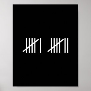 Poster 67 Meme Marques de Pointage Compte Argot 6 7 Brain