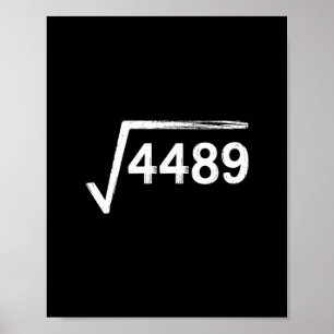 Poster 67 Mème Prof de maths Racine carrée 4489
