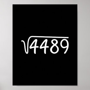 Poster 67 Meme Racine Carrée 4489 Teen Six Seven Argot Ma