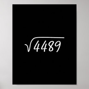Poster 67 Meme Racine Carrée 4489 Teen Six Seven Argot Ma