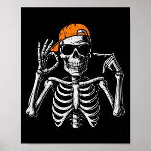 Poster 67 Meme Squelette Halloween Drôle Six Sept Tendanc