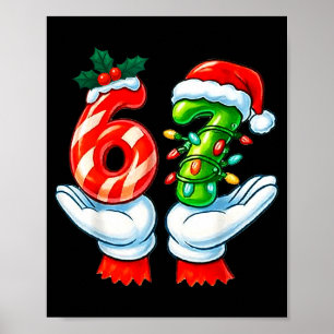 Poster 67 Noël 67 Mème Gen Alpha Argot Canne à Sucre Xm
