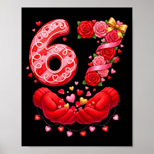 Poster 67 Saint-Valentin 6 7 Mème Pyjama Fête Génération