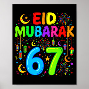 Poster 67 six sept heureux eid mubarak enfants eid al
