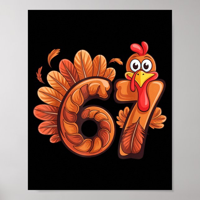 Poster 67 Thanksgiving Turkey  (Devant)