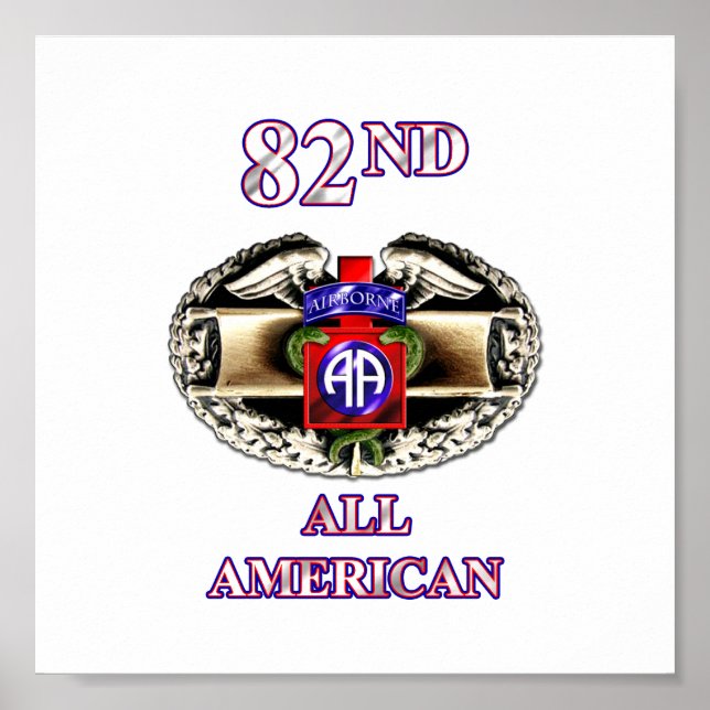 Poster 68W 82e division aéroportée (Devant)