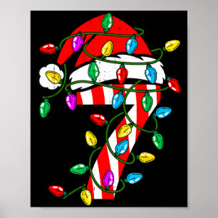 Poster 6 7 67 Mème Six Sept Bonbon Noël Drôle Couple
