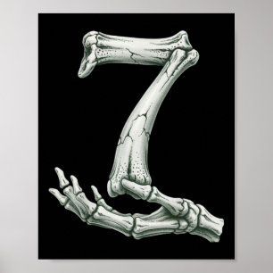 Poster 6 7 Halloween squelette drôle 67 mème Gen Alpha Si