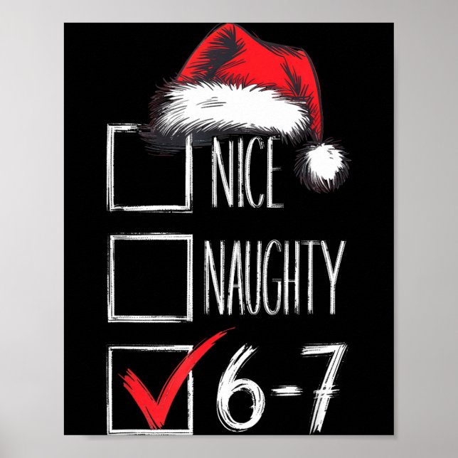 Poster 6-7 Nice Naughty 67 Christmas  (Devant)