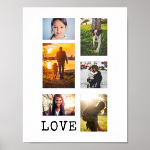 Poster 6 Collage de cadre photo