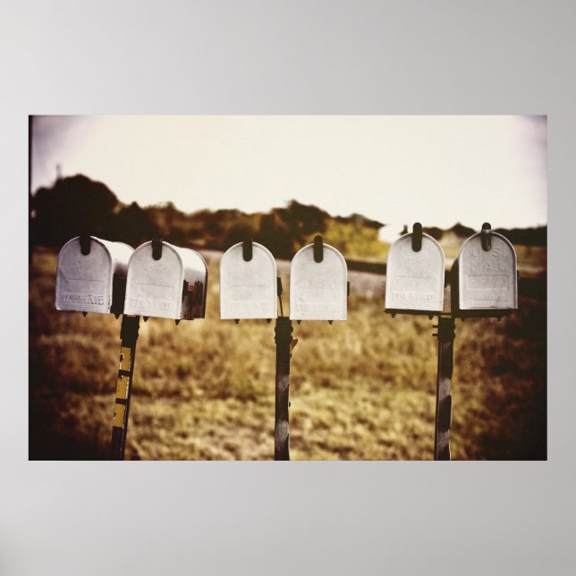 Poster 6 dans une rangée { Vous avez une série de courrie (Devant)