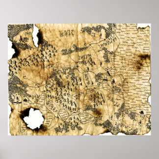 Poster 6ème carte du royaume oublié