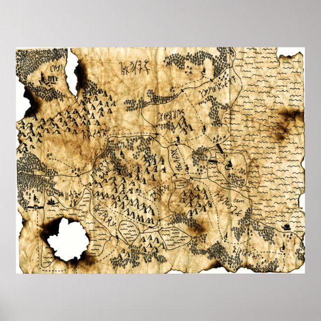 Poster 6ème carte du royaume oublié (Devant)