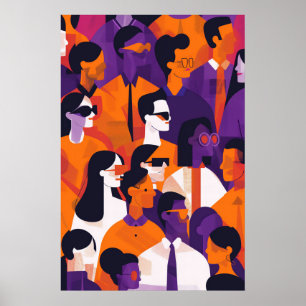 Poster 733 Héros de tous les jours de la mosaïque urbaine