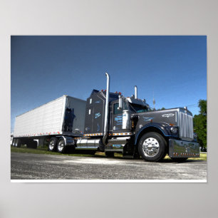 Poster "73 Kenworth A Model #2