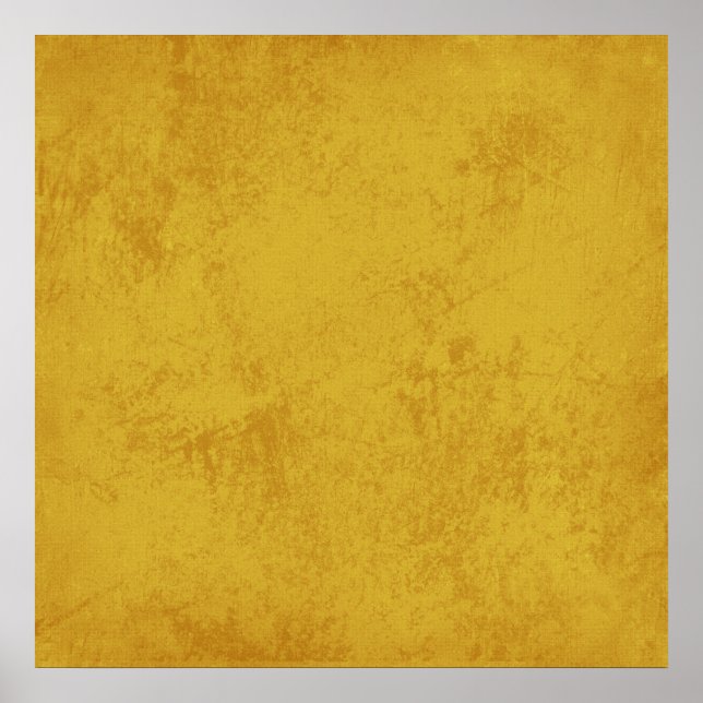 POSTER 7471 MOUSTARD JAUNE TEXTURE GRUNGE MODÈLES DIGIT (Devant)