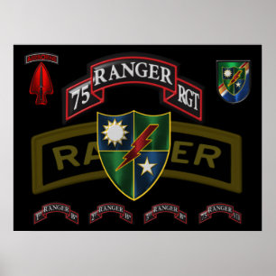 Poster 75e régiment de Rangers