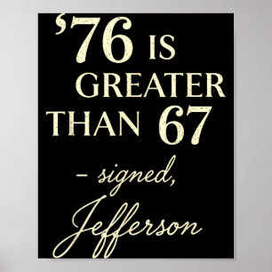 Poster 76 Supérieur à 67 Thomas Jefferson Histoire Amusan