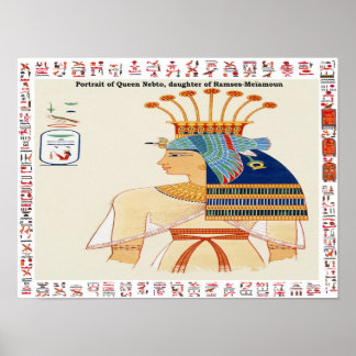 Poster 7 merveilles du monde et dieux d'égypte antique