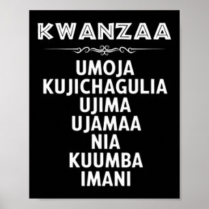 Poster 7 Principes De Kwanzaa