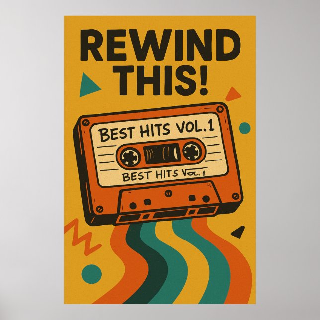 Poster 7, Rewind Dies, Vintag! (Vorne)