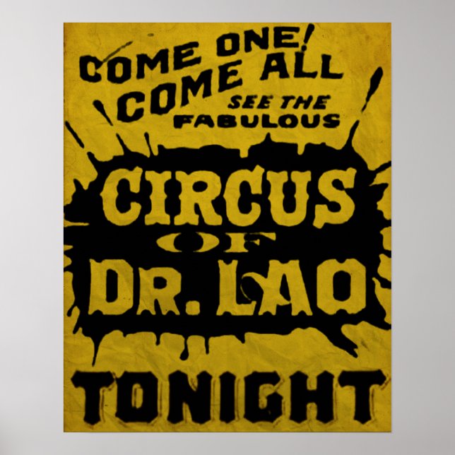Poster 7 Visages du Dr Lao Circus (Devant)