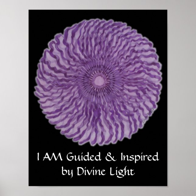 Poster 7e Art Chakra #2 - Connexion Divine (Devant)