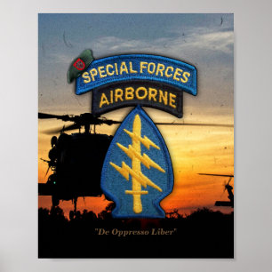 Poster 7th special forces green berets sfg sf